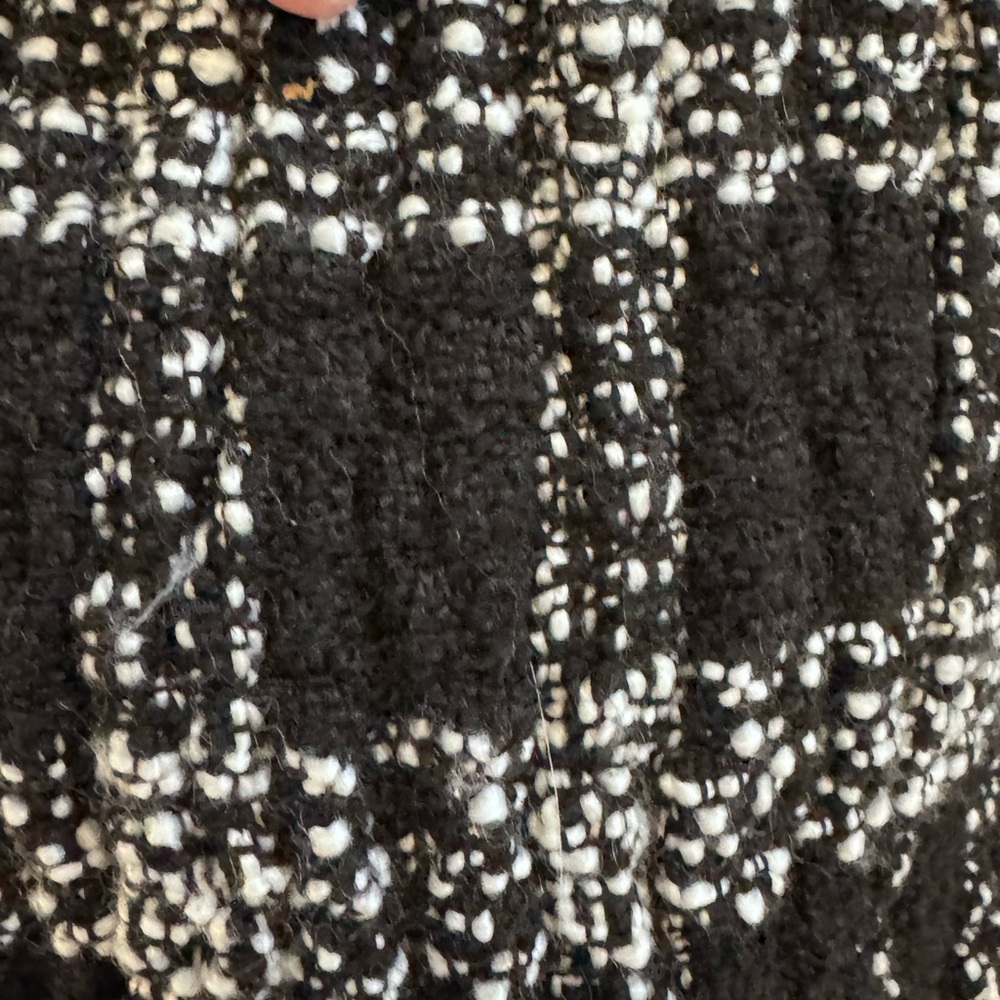 House of Harlow 1960 Black & White Plaid Cropped Tank - Picture 5 of 6